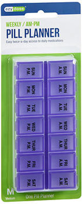 Ezy Dose Weekly/AM-PM Pill Planner
 - 1 ea. #67375