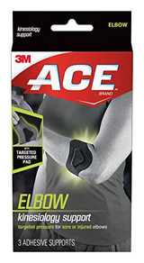 ACE Kinesiology Elbow Support - 3 Each