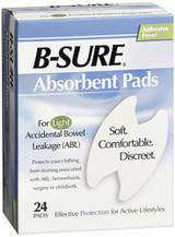 B-Sure Absorbent Pads - 24 ct