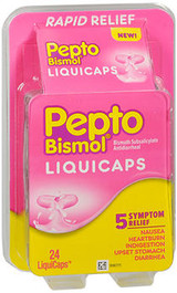 Pepto Diarrhea Antidiarrheal Liquicaps - 24 ct