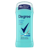 Degree Women Anti-Perspirant Body Responsive Invisible Solid Shower Clean - 2.6 oz