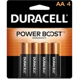 Duracell Coppertop AA Alkaline Batteries 1.5 Volt - 4 ct