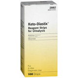 Keto-Diastix Reagent Strips, Ketone and Glucose - 100 ct