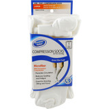 Premier Value Compression Socks, White, Large, 8-15mmHg - 1pr