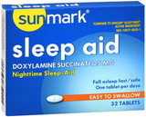 Sunmark Sleep Aid Tablets 25 mg - 32 ct