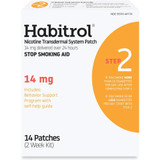 Habitrol Nicotine Transdermal System Step 2, 14 mg Stop Smoking Aid - 14 each