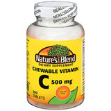 Nature's Blend Vitamin C 500 mg Chewable Tablets - 100 ct