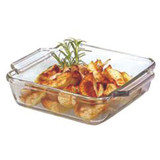 Anchor Hocking Glass Square Cake Dish, 8", 2qt