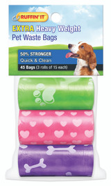 Printed Wastbags, 3pk Asst