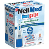 NeilMed Sinugator Cordless Pulsating Nasal Wash System