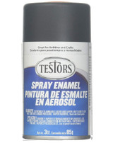 Testors Spray Enamel, Black - 3 oz