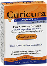 Cuticura Face & Body Deep Cleansing Bar Soap Original Scent - 3 oz