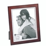 Dark Walnut Linear Wood Frame 8x10"