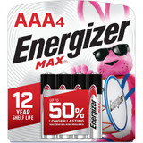 Energizer MAX Alkaline Batteries AAA - 4 ct