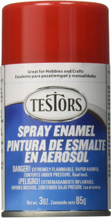 Testors Spray Enamel, Red - 3 oz