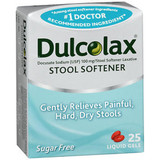 Dulcolax Stool Softener Liquid Gels - 25 ct