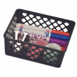 Officemate OIC Achieva Medium Black Supply Basket, 3 ct