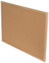 Wood Framed Cork Board 24x36x1"