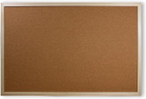Wood Framed Cork Board 24x36x1"