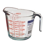 Anchor Hocking Measuring Cup, Glass, 1 qt