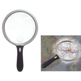 Magnifier, 5" Round LED 2x Magnifier w/ 6x Bifocal