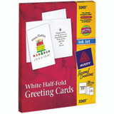 Avery (3265) 5.5" x 8.5" Ink Jet Greeting Cards Paper - 20 ct