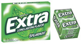 Extra Spermint Sugar Free Gum 10 Fifteen Stick Packs (150 Sticks Total)