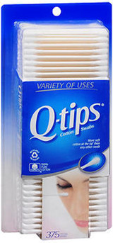 Q-tips Cotton Swabs - 375 ct