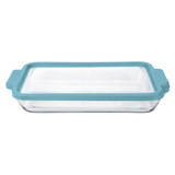 Bake Dish W/ TrueFit, Mineral Blue, 3 qt