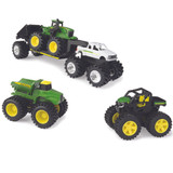 John Deere Monster Treads 4 Pc Value Set