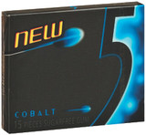 5 Gum Peppermint Cobalt Sugar Free 15 Piece Gum - 10 Pack Box