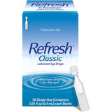 Refresh Classic Lubricant Eye Drops Single-Use Containers, 50 - 0.4 ml