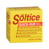 Soltice Quick Rub Topical Analgesic - 3 oz