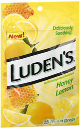 Luden's Throat Drops Honey Lemon - 25 ct