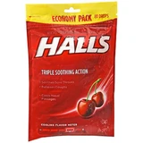 Halls Cough Suppressant Drops Cherry - 80 ct