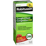 Robitussin Adult Cough + Chest Congestion DM Liquid - 4 oz