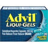 Advil Pain Reliever/Fever Reducer Liqui-Gels 200mg - 20 ct
