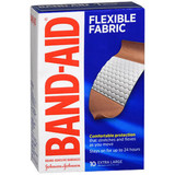 Band-Aid Flexible Fabric Bandages Extra Large All One Size - 10 ct