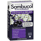 Sambucol Cold & Flu Relief Quick Dissolve Tablets Black Elderberry - 30 ct