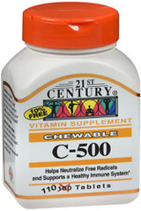 21st Century C-500 Orange - 110 Chewable