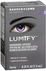 Bausch + Lomb Lumify Redness Reliever Eye Drops - 7.5ml