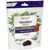 Quantum Health TheraZinc Lozenges Elderberry Raspberry - 18 ct