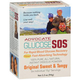 Advocate Glucose SOS Instant Dissolve Powder Original Sweet & Tangy - 3.3 oz