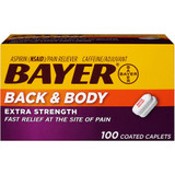 Bayer Extra Strength Back And Body Pain Reliever - 100 Caplets