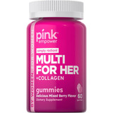 Nature's Truth Pink Simply Radiant Multi for Her + Collagen Gummies - 60 ct