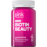 Nature's Truth Pink Biotin Beautiful Gummies - 60 ct