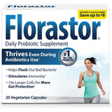 Florastor Probiotic for Intestinal Health, 250 mg - 20 Capsules