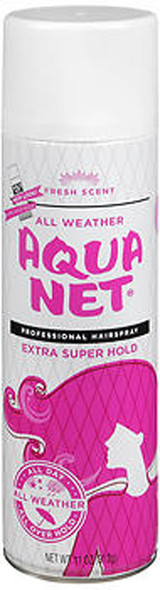 Aqua Net Professional Hair Spray Extra Super Hold Fresh Fragrance - 11 oz