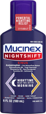 Mucinex Nightshift Sinus 6 fl. oz.