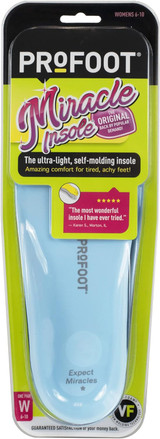 ProFoot Original Miracle Insole, Women's 6-10, 1 Pair
